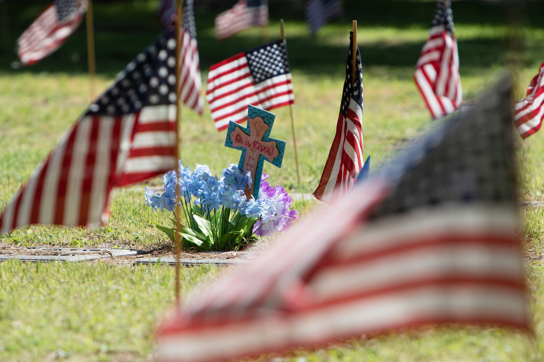Memorial Day flags